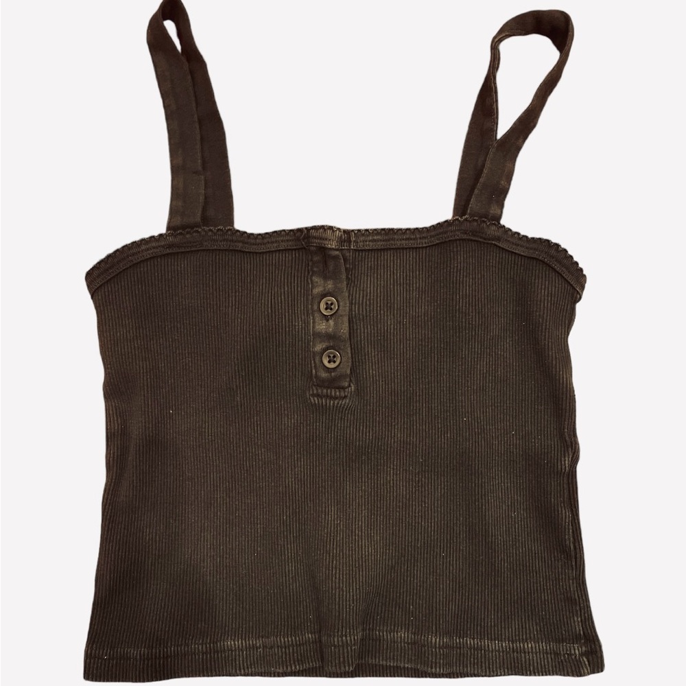 Brandy Melville dark wash tank top